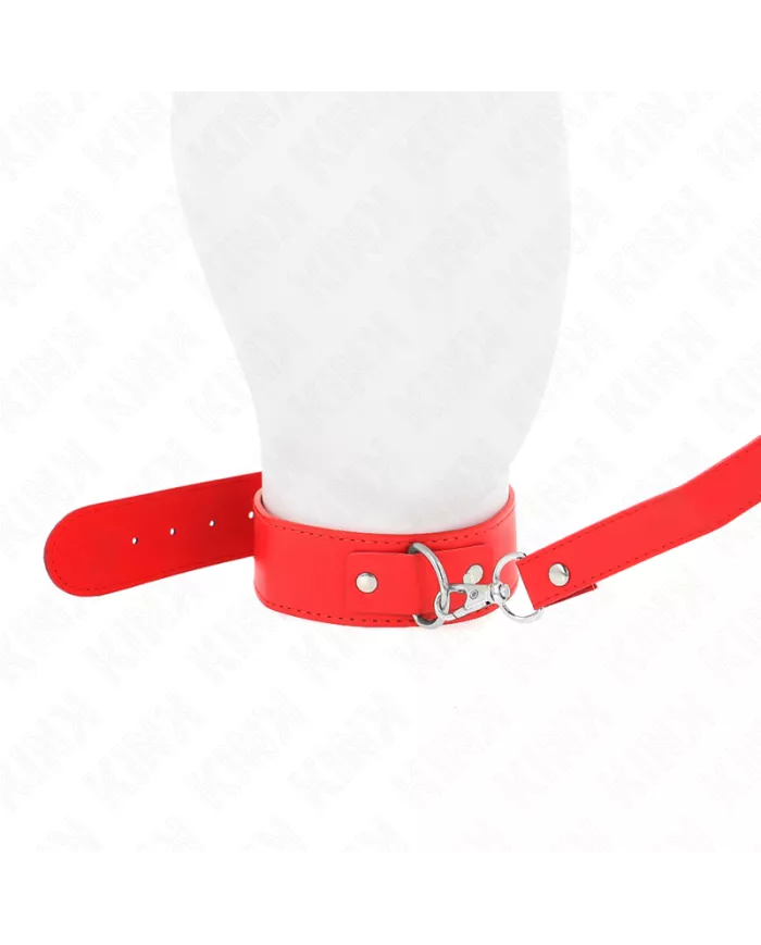 KINK - COLLIER AVEC CEINTURE 116 CM BRACELET ROJO AJUSTABLE 32-50 CM X 8 CM