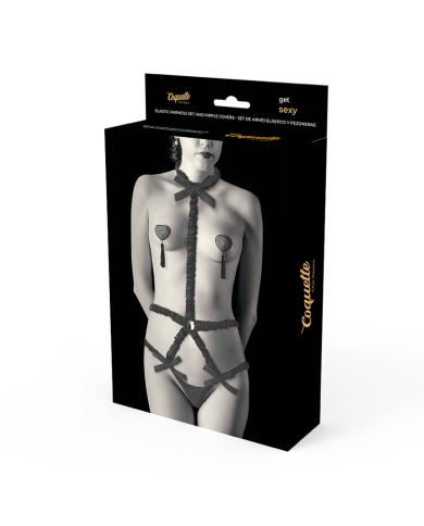 COQUETTE CHIC DESIRE - ENSEMBLE LINGERIE AVEC COUCHE-MALIN DE LUXE