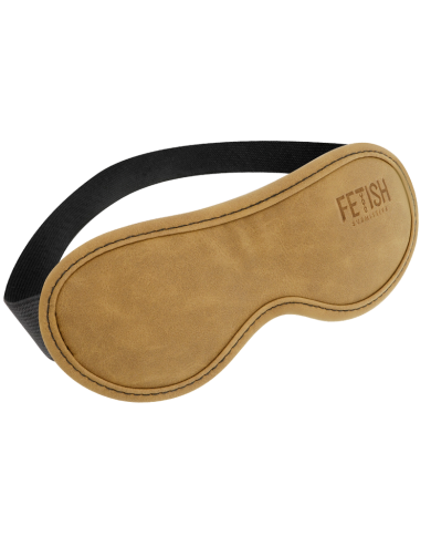 FETISH SUBMISSIVE ORIGIN - MASQUE EN CUIR VEGAN AVEC DOUBLURE EN NÉOPRÈNE