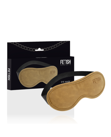 FETISH SUBMISSIVE ORIGIN - MASQUE EN CUIR VEGAN AVEC DOUBLURE EN NÉOPRÈNE
