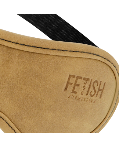 FETISH SUBMISSIVE ORIGIN - MASQUE EN CUIR VEGAN AVEC DOUBLURE EN NÉOPRÈNE