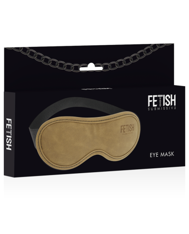 FETISH SUBMISSIVE ORIGIN - MASQUE EN CUIR VEGAN AVEC DOUBLURE EN NÉOPRÈNE