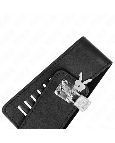 KINK - COLLIER AVEC CEINTURE 116 CM MODÈLE 2 RÉGLABLE 36-43 CM X 5 CM KINK - COLLIER AVEC CEINTURE 116 CM MODÈLE 2 RÉGLABLE 36-43 CM X 5 CM