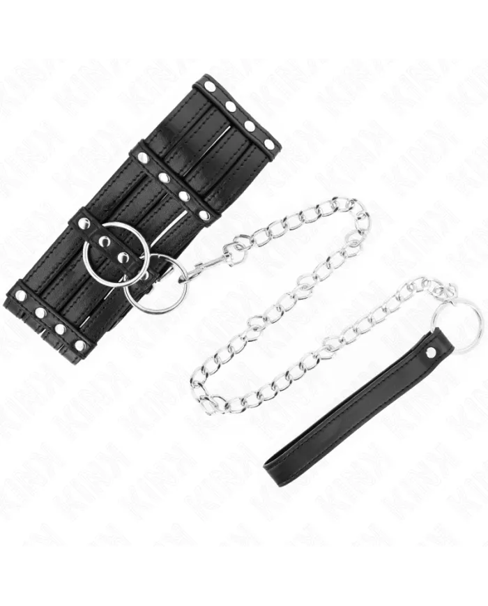 KINK - COLLIER AVEC CEINTURE 65 CM SUB STYLE AJUSTABLE 35-51 CM X 7 CM