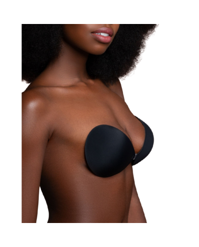 BYE-BRA - SOUTIEN-GORGE INVISIBLE NOIR BONNET A