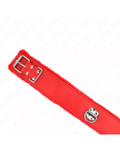 KINK - COLLIER AVEC LAISSE 116 CM AVEC CLOUS ARGENTÉS MODÈLE 4 ROUGE AJUSTABLE 40-48 CM X 6 CM KINK - COLLIER AVEC LAISSE 116 CM AVEC CLOUS ARGENTÉS MODÈLE 4 ROUGE AJUSTABLE 40-48 CM X 6 CM
