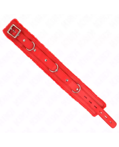 KINK - COLLIER AVEC LAISSE 65 CM AVEC RESTRICTIONS ROUGE 36-42 CM X 5,5 CM KINK - COLLIER AVEC LAISSE 65 CM AVEC RESTRICTIONS ROUGE 36-42 CM X 5,5 CM