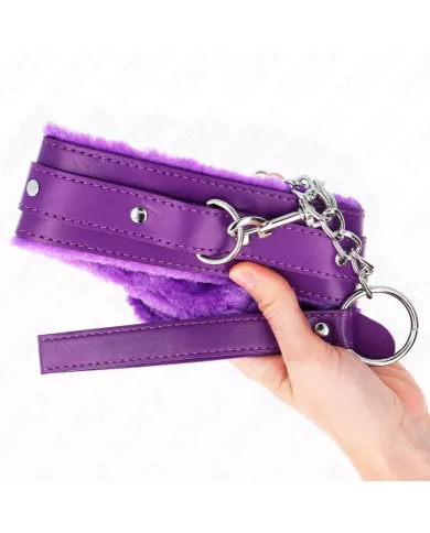KINK - COLLIER AVEC LAISSE 65 CM AVEC RESTRICTIONS VIOLET 36-42 CM X 5,5 CM KINK - COLLIER AVEC LAISSE 65 CM AVEC RESTRICTIONS VIOLET 36-42 CM X 5,5 CM