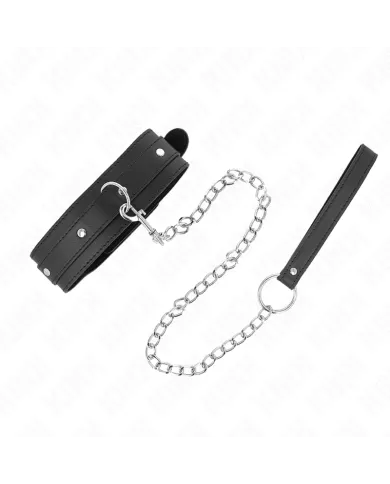 KINK - COLLIER AVEC LAISSE 65 CM 1 ANNEAU RÉGLABLE 38-49 CM X 5 CM KINK - COLLIER AVEC LAISSE 65 CM 1 ANNEAU RÉGLABLE 38-49 CM X 5 CM