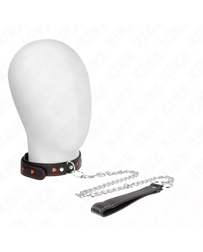 KINK - COLLIER AVEC BRACELET 65 CM DÉTAILS COEUR 52,5 X 2,5 CM