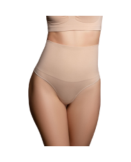 BYE-BRA - FAONNEUR SANS POINTS STYLE STRING BEIGE TAILLE S