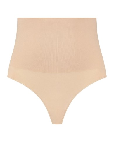 BYE-BRA - FAONNEUR SANS POINTS STYLE STRING BEIGE TAILLE S