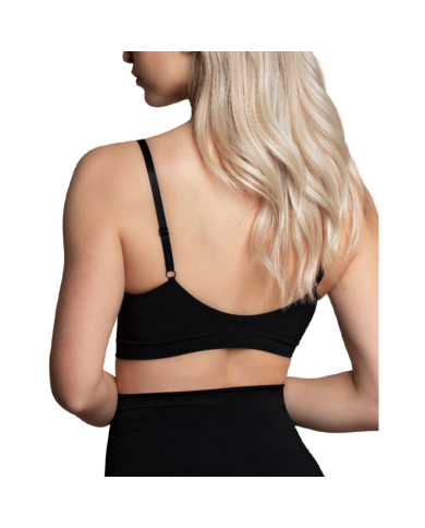 BYE-BRA - MEDIUM CONTROL SOUTIEN-GORGE SANS POINTS NOIR TAILLE S