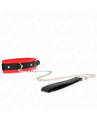 KINK - COLLIER MODÈLE BASIC AVEC LAISSE 65 CM MODÈLE 3 ROUGE 53 X 5 CM KINK - COLLIER MODÈLE BASIC AVEC LAISSE 65 CM MODÈLE 3 ROUGE 53 X 5 CM
