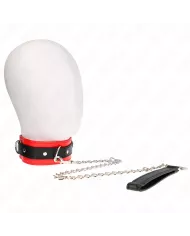 KINK - COLLIER MODÈLE BASIC AVEC LAISSE 65 CM MODÈLE 3 ROUGE 53 X 5 CM