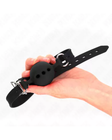 KINK - BÂTON ENTIEREMENT SILICONE 55 x 2 CM AVEC BOULE DE 5 CM TAILLE L NOIR AJUSTABLE 35-51 CM KINK - BÂTON ENTIEREMENT SILICONE 55 x 2 CM AVEC BOULE DE 5 CM TAILLE L NOIR AJUSTABLE 35-51 CM