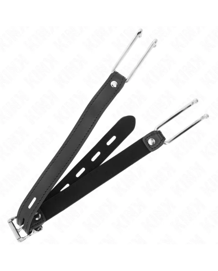 KINK - BÂTON À CROCHET EN MÉTAL 11,5 CM AVEC SANGLE EN CUIR RÉGLABLE 39-58 CM X 2 CM