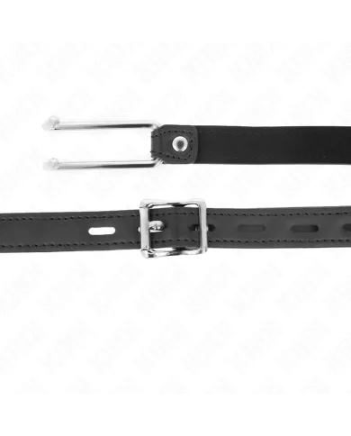 KINK - BÂTON À CROCHET EN MÉTAL 11,5 CM AVEC SANGLE EN CUIR RÉGLABLE 39-58 CM X 2 CM KINK - BÂTON À CROCHET EN MÉTAL 11,5 CM AVEC SANGLE EN CUIR RÉGLABLE 39-58 CM X 2 CM