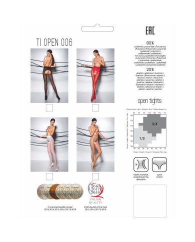 PASSION - TIOPEN 006 COLLANT BLANC 1/2 30 DEN