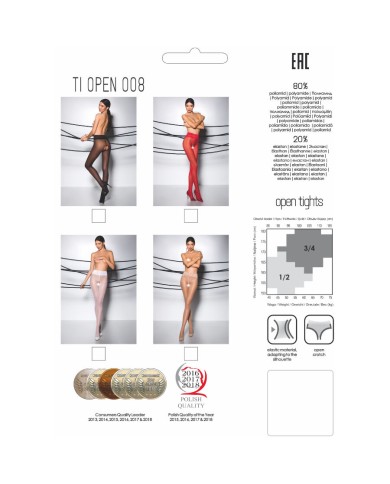 PASSION - TIOPEN 008 COLLANT BLANC 1/2 30 DEN