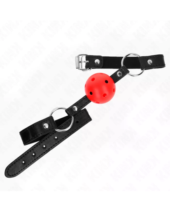 KINK - BOULE CREUSE DURE ROUGE 4,5 CM GAG MODELE 1 63,5 X 2 CM