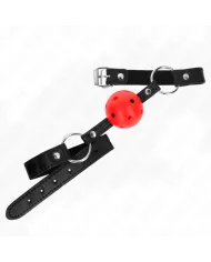 KINK - BOULE CREUSE DURE ROUGE 4,5 CM GAG MODELE 1 63,5 X 2 CM