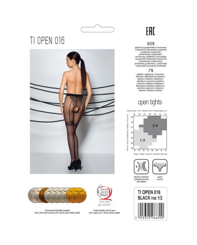 PASSION - TIOPEN 016 COLLANT NOIR 1/2 20 DEN