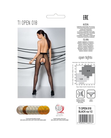 PASSION - TIOPEN 018 COLLANT NOIR 1/2 20 DEN