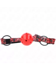 KINK - BOULE MOTIF DIAMANT 4,5 CM GAG MODÈLE 1 64,5 CM RÉGLABLE 42-60 CM