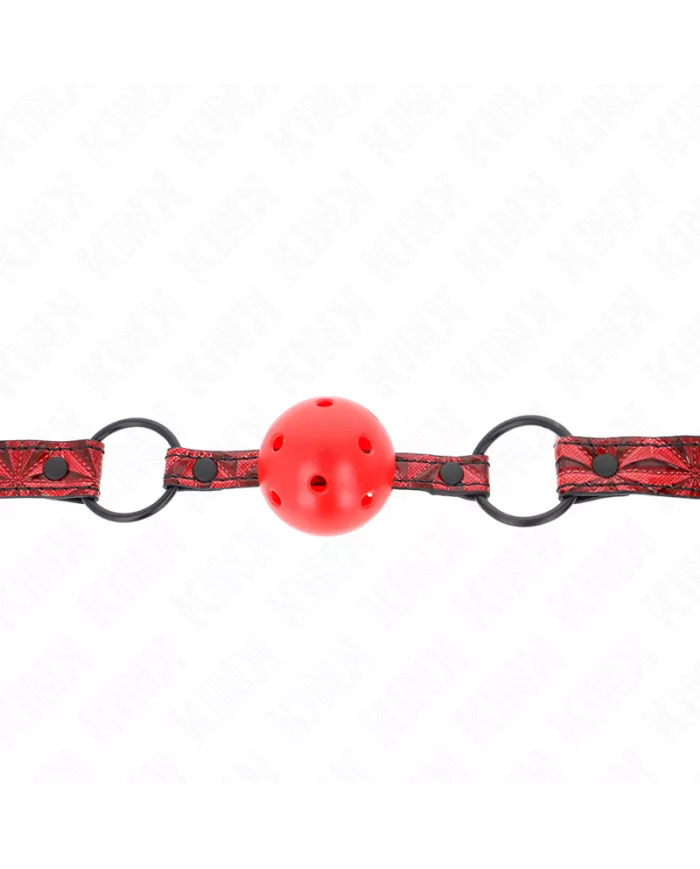 KINK - BOULE MOTIF DIAMANT 4,5 CM GAG MODÈLE 1 64,5 CM RÉGLABLE 42-60 CM