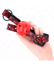 KINK - BOULE MOTIF DIAMANT 4,5 CM GAG MODÈLE 1 64,5 CM RÉGLABLE 42-60 CM