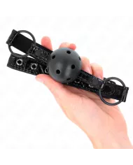 KINK - BOULE MOTIF DIAMANT 4,5 CM GAG MODÈLE 3 64,5 CM RÉGLABLE 42-60 CM