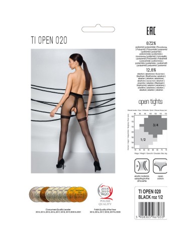 PASSION - TIOPEN 020 COLLANT NOIR 1/2 20 DEN