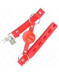 KINK - BÂILLON TPE BALLE 4 CM AVEC ROJO LOCK 60 x 2 CM