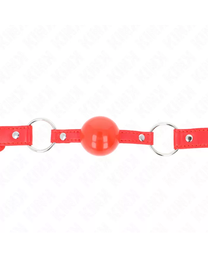 KINK - BÂILLON TPE BALLE 4 CM AVEC ROJO LOCK 60 x 2 CM