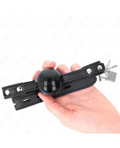 KINK - BALLE TPE SOUPLE 4 CM GAG MODÈLE 3 60 x 2 CM RÉGLABLE 37-52 CM KINK - BALLE TPE SOUPLE 4 CM GAG MODÈLE 3 60 x 2 CM RÉGLABLE 37-52 CM