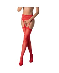 PASSION - COLLANT NOIR AVEC JARRETIÈRE S028 TAILLE UNIQUE
