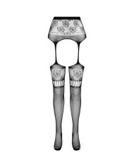 PASSION - COLLANT S030 AVEC JARRETIÈRE NOIRE TAILLE UNIQUE