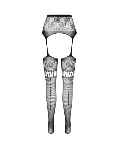 PASSION - COLLANT S030 AVEC JARRETIÈRE NOIRE TAILLE UNIQUE