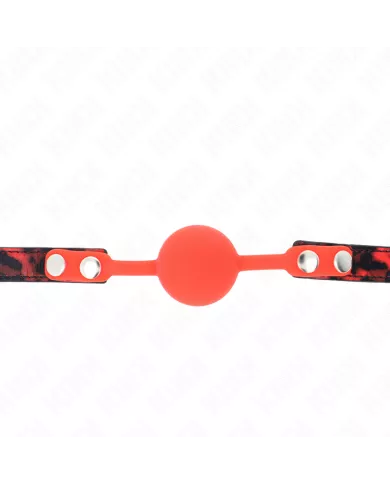 KINK - MODÈLE 2 BILLE EN SILICONE 4 CM BAG AVEC SERRURE 60 x 2 CM KINK - MODÈLE 2 BILLE EN SILICONE 4 CM BAG AVEC SERRURE 60 x 2 CM