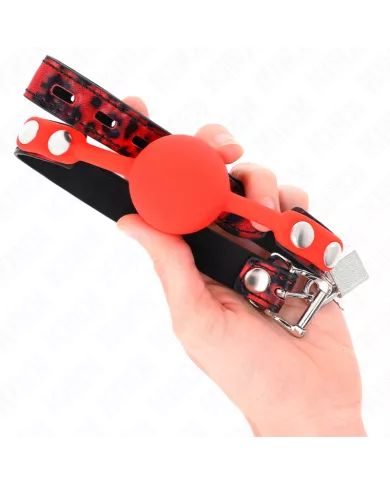 KINK - MODÈLE 2 BILLE EN SILICONE 4 CM BAG AVEC SERRURE 60 x 2 CM KINK - MODÈLE 2 BILLE EN SILICONE 4 CM BAG AVEC SERRURE 60 x 2 CM