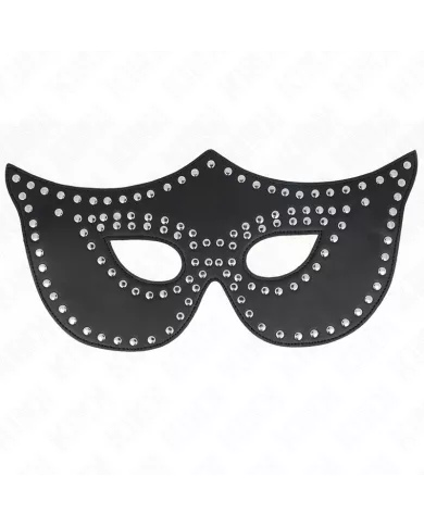 KINK - MASQUE EN CUIRETTE À RIVETS MODÈLE 2 30 x 12 CM