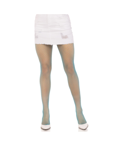 LEG AVENUE - COLLANTS RÉSILLE LYCRA BLEU