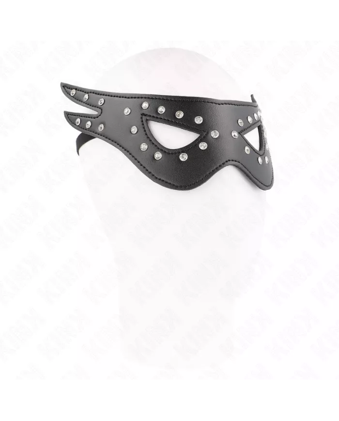 KINK - MASQUE SEXY EN CUIRETTE MODÈLE 2 27 x 13 CM