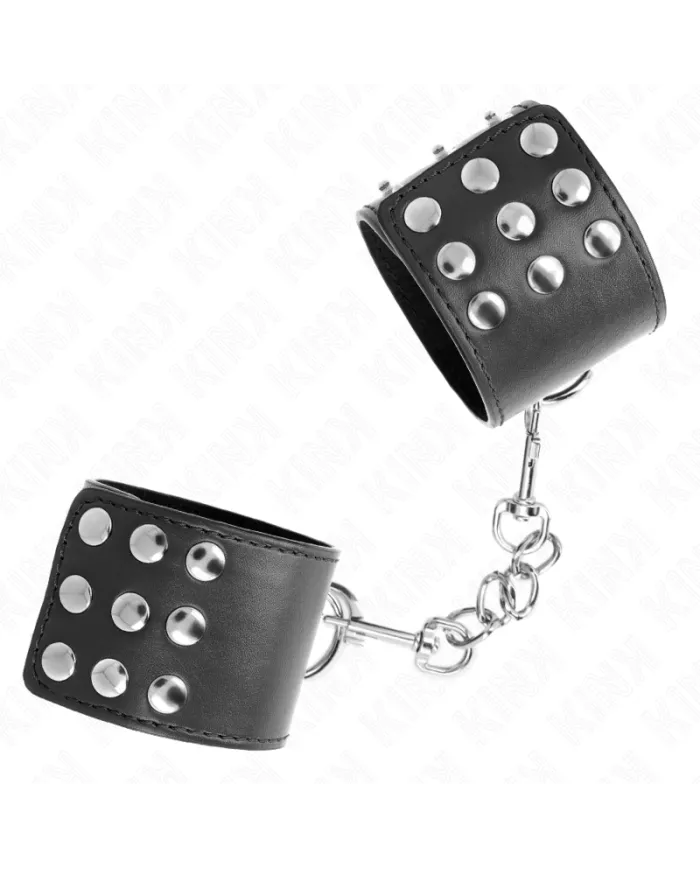 KINK - APPUI-POIGNETS AVEC BOUTON-PRESSION NOIR RÉGLABLE 19-24 CM X 5,5 CM