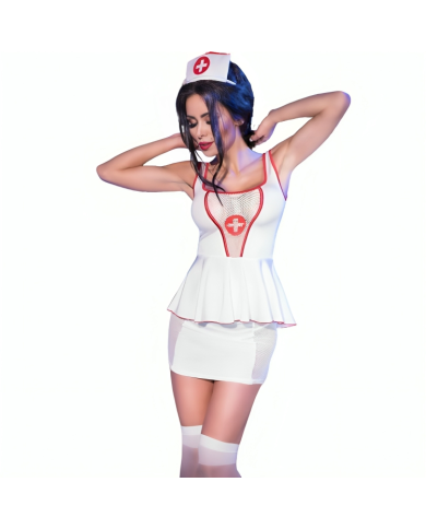 CHILIROSE - CR 4160 COSTUME HAUT ET JUPE DINFIRMIÈRE S/M