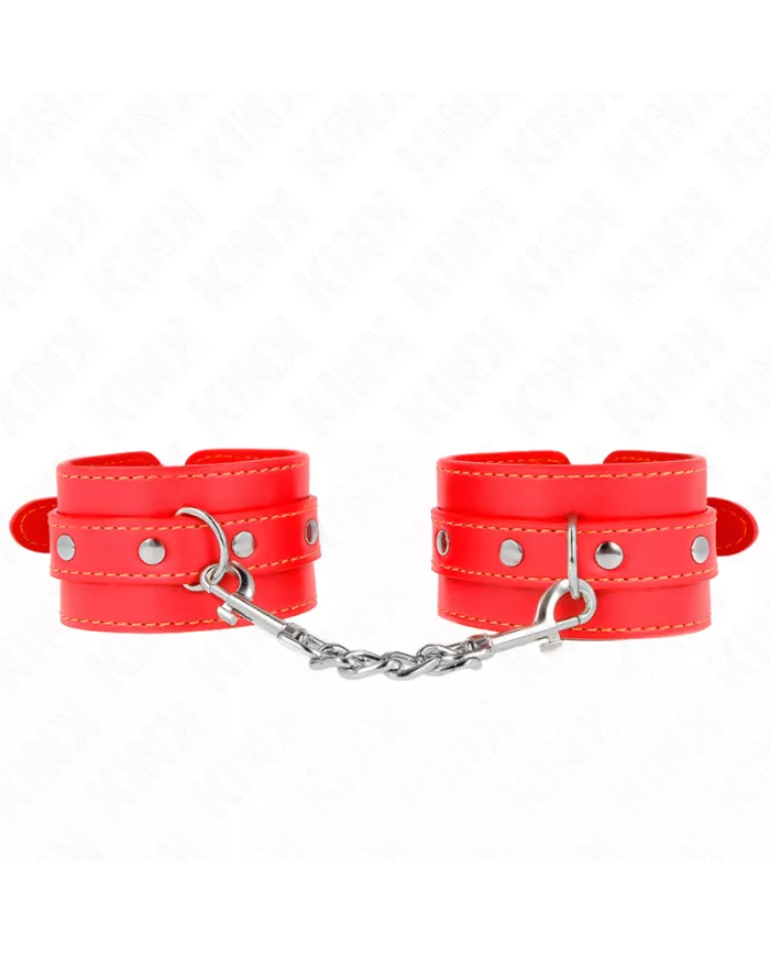 KINK - APPAREILS-POIGNETS FINS ROUGE AJUSTABLES 21-33 CM