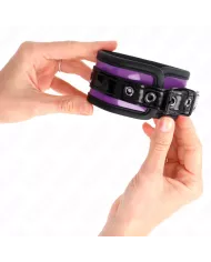 KINK - APPUI-POIGNETS EN NÉOPRÈNE VIOLET CLAIR AJUSTABLE 21-28 CM X 5 CM