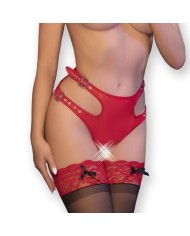 CHILIROSE - CR 4656 CULOTTE CROCHLESS NOIR S/M