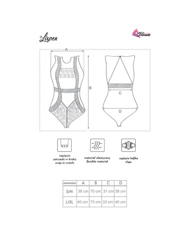 LIVCO CORSETTI FASHION - CORPS LIXPEN LC 90612 NOIR